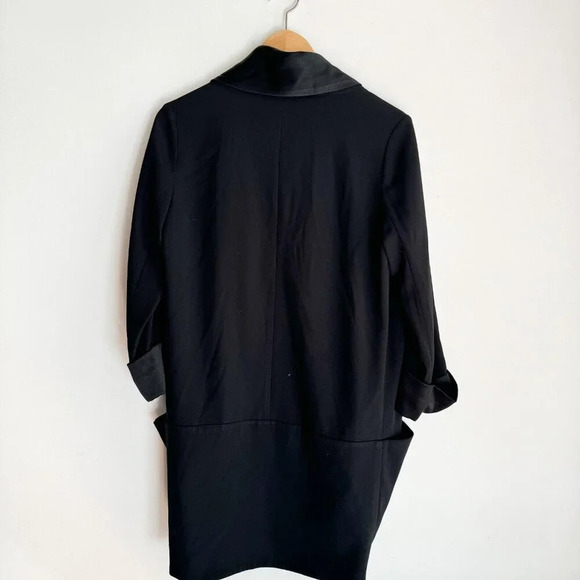 Wilfred Black Chevelier Blazer w Satin Lapels and cuffs 2 - Picture 3 of 4